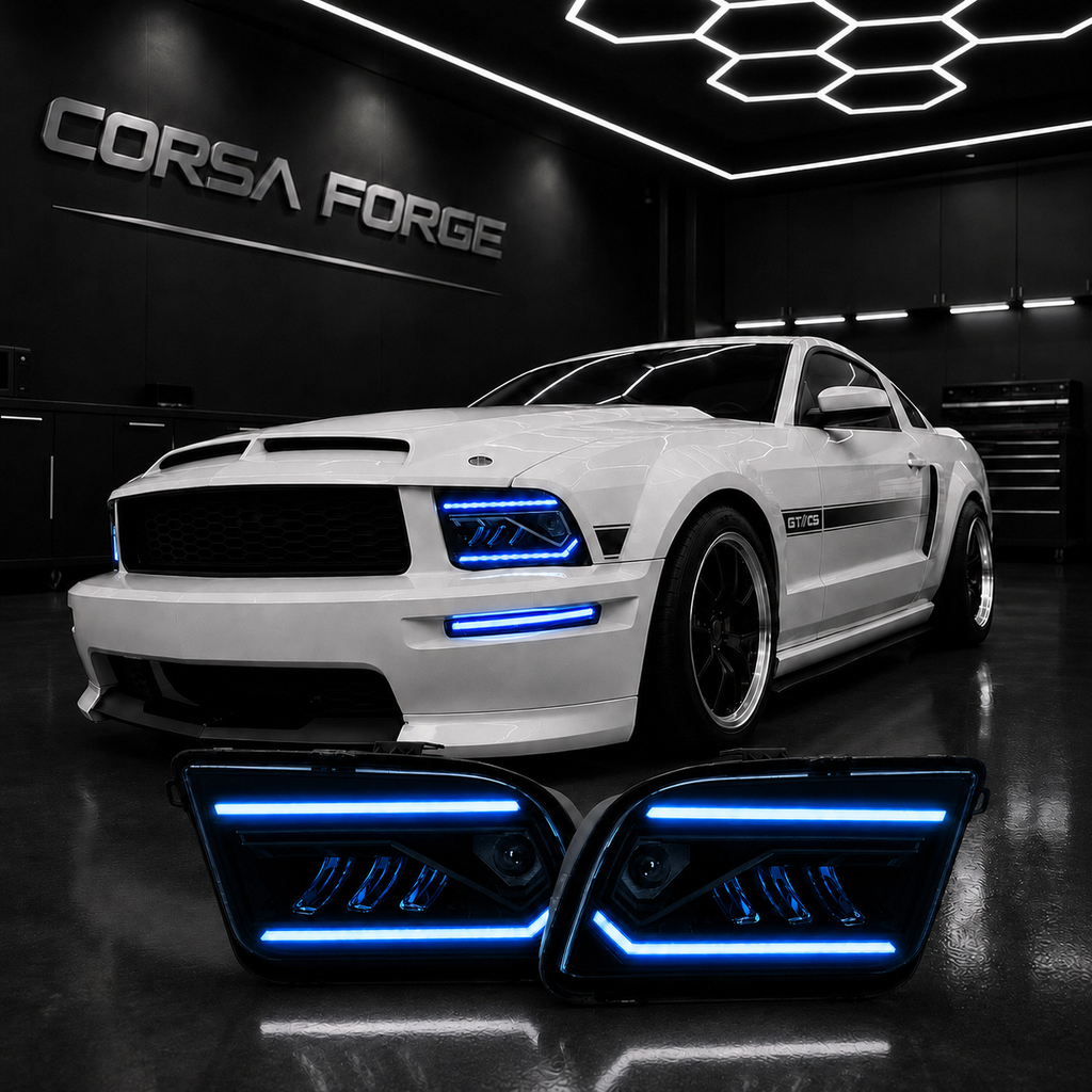 2005-2009 Mustang RGBW VLAND Headlights