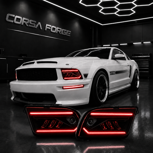 2005-2009 Mustang RGBW VLAND Headlights